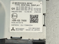 2017 Mercedes-Benz Glc300 Radio AM FM Cd Player Receiver Replacement P/N:A2059002211 A2059012807, A2059020702, G825001069 Fi