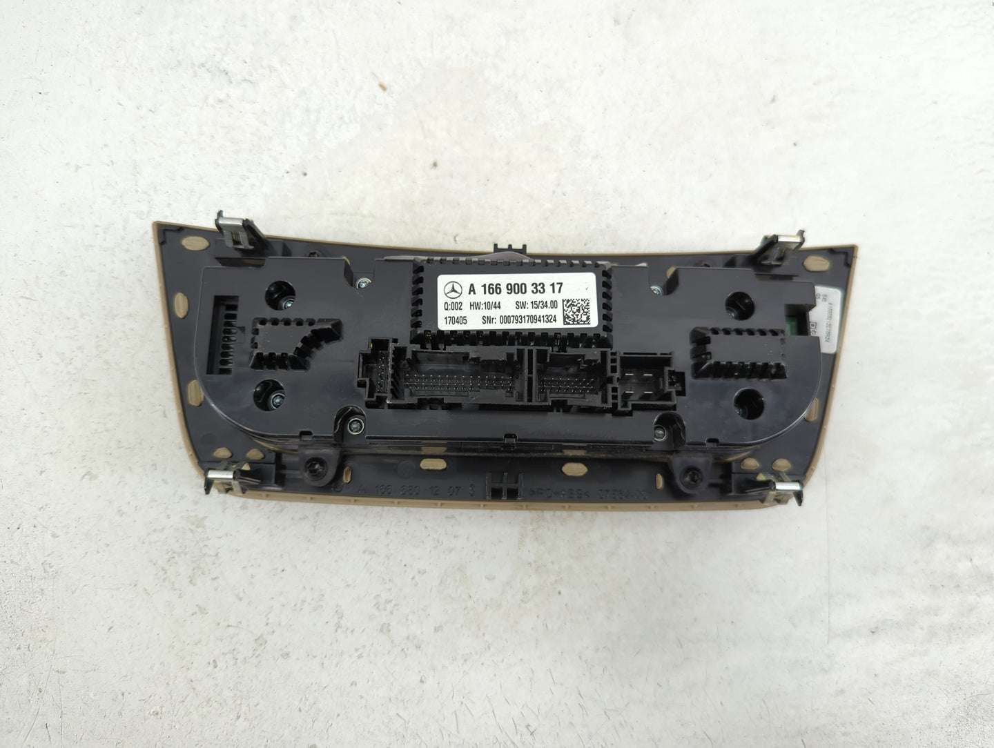 2017-2018 Mercedes-Benz Gle350 Climate Control Module Temperature AC/Heater Replacement P/N:A 166 900 33 17 Fits Fits 2017 2