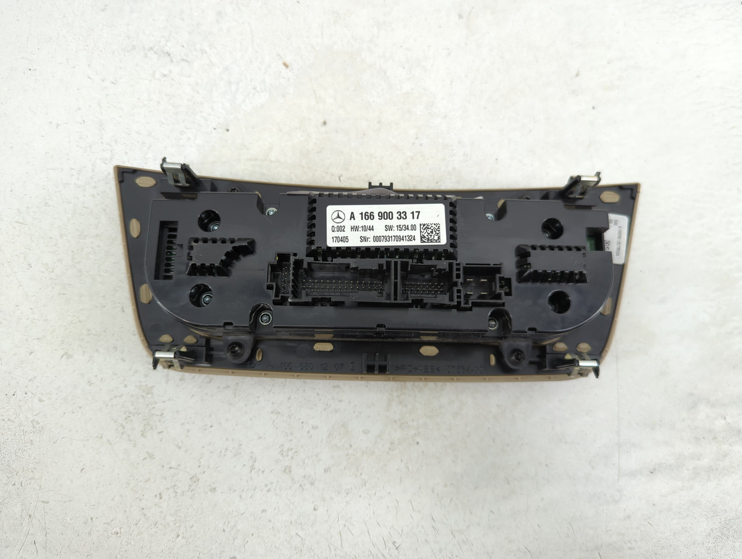 2017-2018 Mercedes-Benz Gle350 Climate Control Module Temperature AC/Heater Replacement P/N:A 166 900 33 17 Fits Fits 2017 2