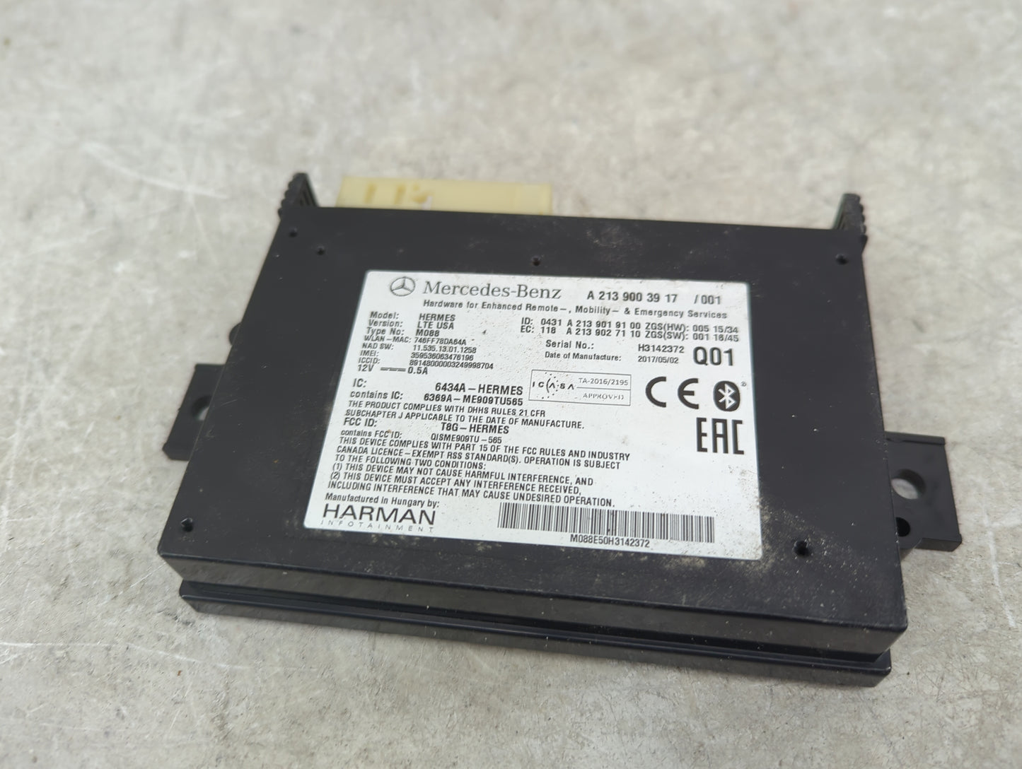 2017-2019 Mercedes-benz Gls450 Telematics Control Module - Oemusedautoparts1.com