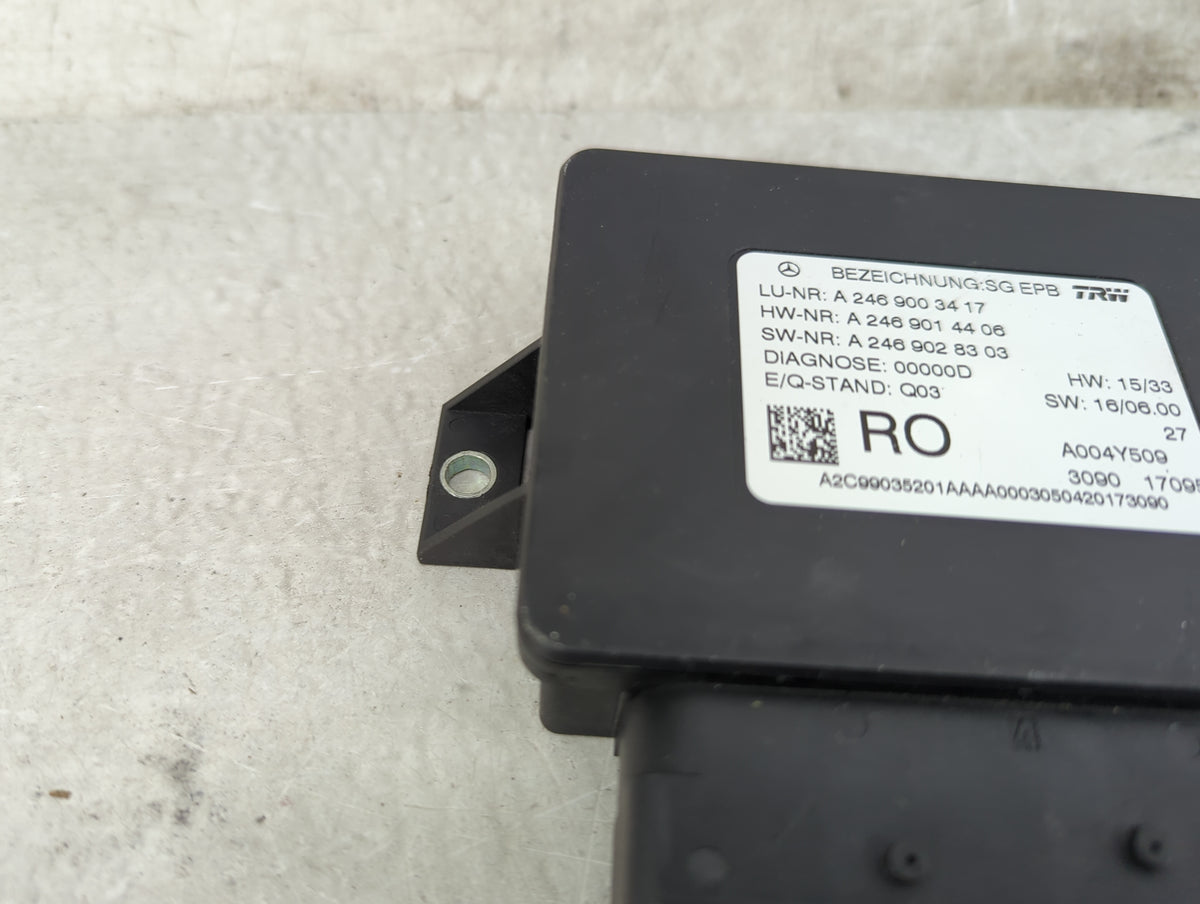 2017-2017 Mercedes-benz Gls450 Parking Brake Control Module - Oemusedautoparts1.com