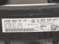 2017 Mercedes-Benz Gls450 Instrument Cluster Speedometer Gauges P/N:0 263 739 077 A166 900 01 19 Miles: Fits OEM Used Auto P