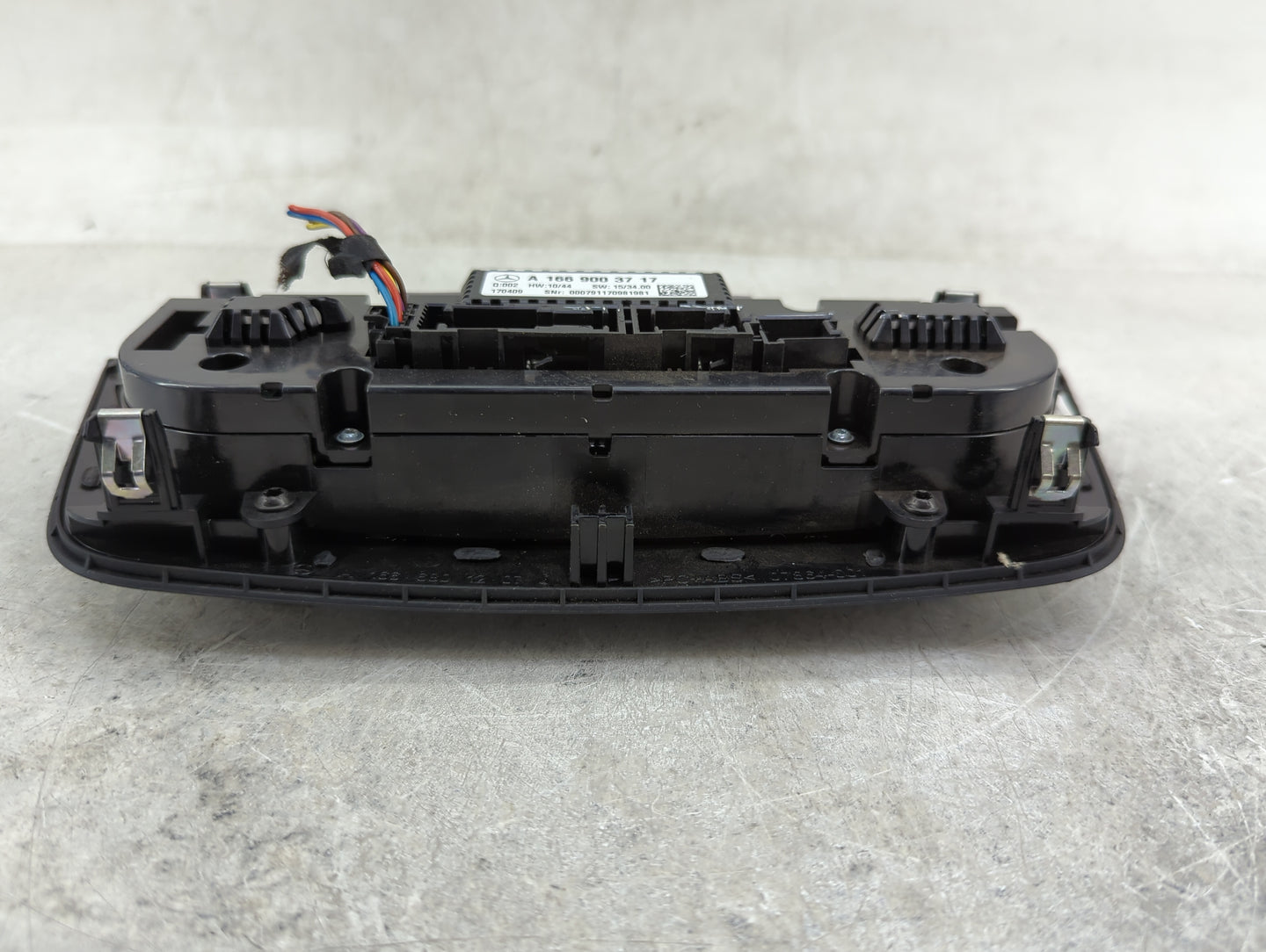 2017-2019 Mercedes-Benz Gls450 Climate Control Module Temperature AC/Heater Replacement P/N:A 166 900 37 17 Fits OEM Used Au