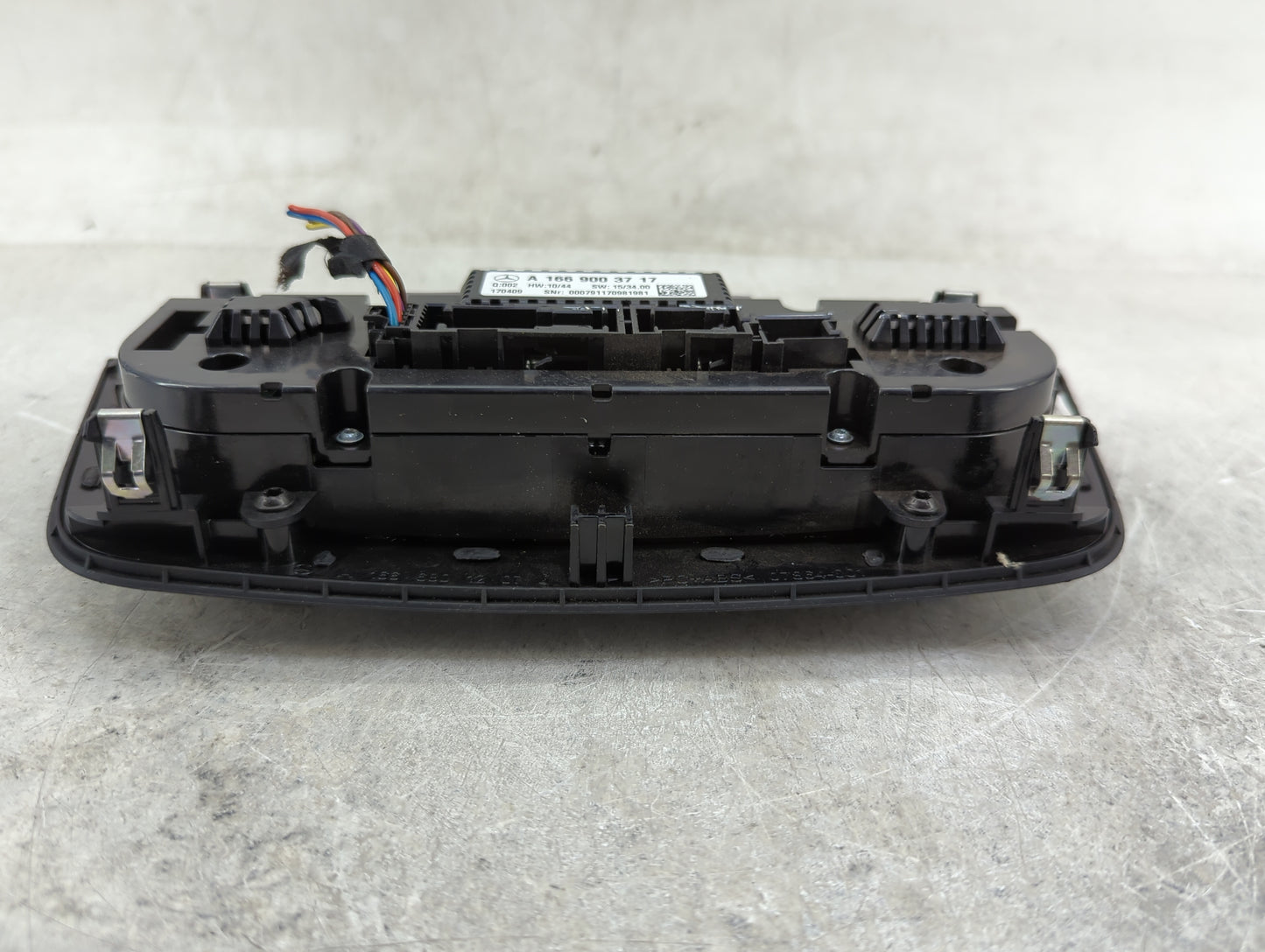 2017-2019 Mercedes-Benz Gls450 Climate Control Module Temperature AC/Heater Replacement P/N:A 166 900 37 17 Fits OEM Used Au