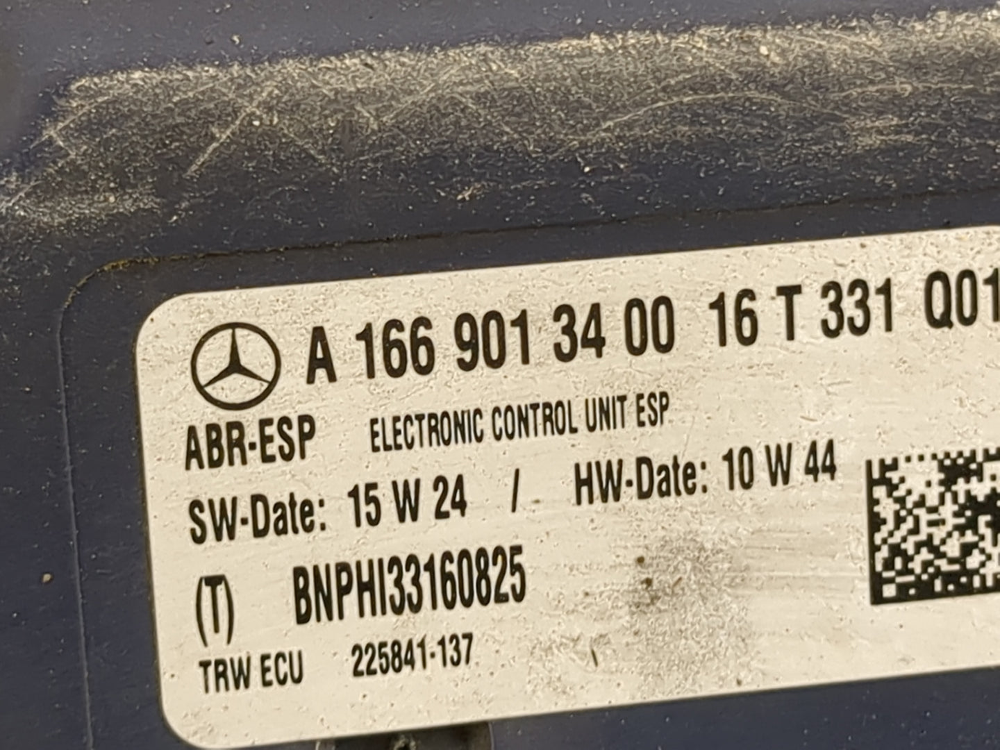 2017-2019 Mercedes-Benz Gls450 ABS Pump Control Module Replacement P/N:A1669013400 MC6326A017BED Fits Fits 2017 2018 2019 OE