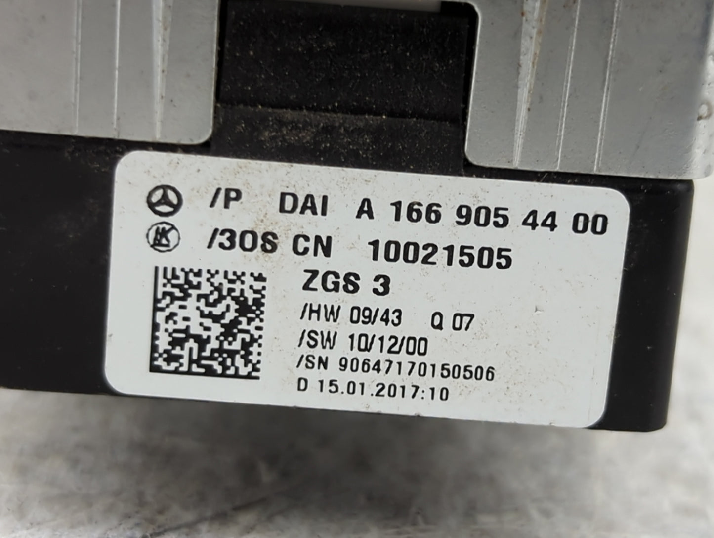 2017-2019 Mercedes-Benz Gls450 Master Power Window Switch Replacement Driver Side Left P/N:A1669054400 10021505 Fits OEM Use
