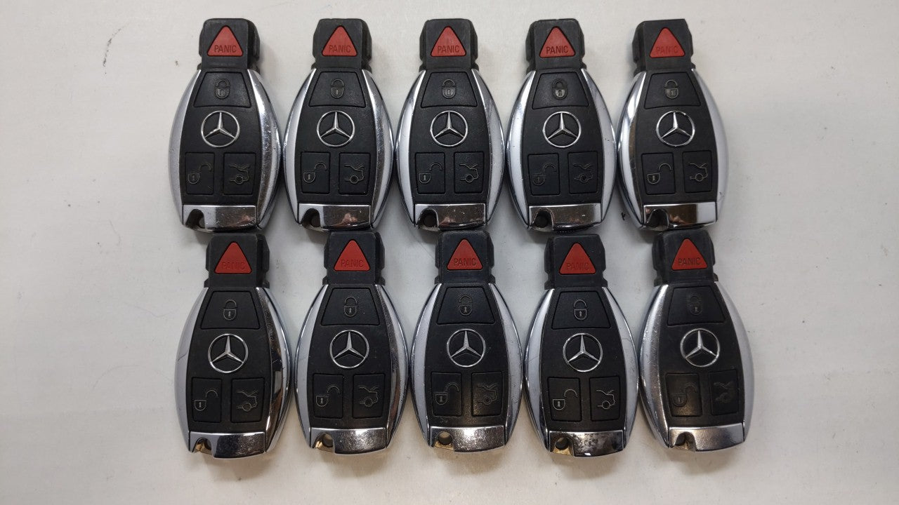 Lot of 10 Mercedes-Benz S550 Keyless Entry Remote Fob IYZDC11 - Oemusedautoparts1.com