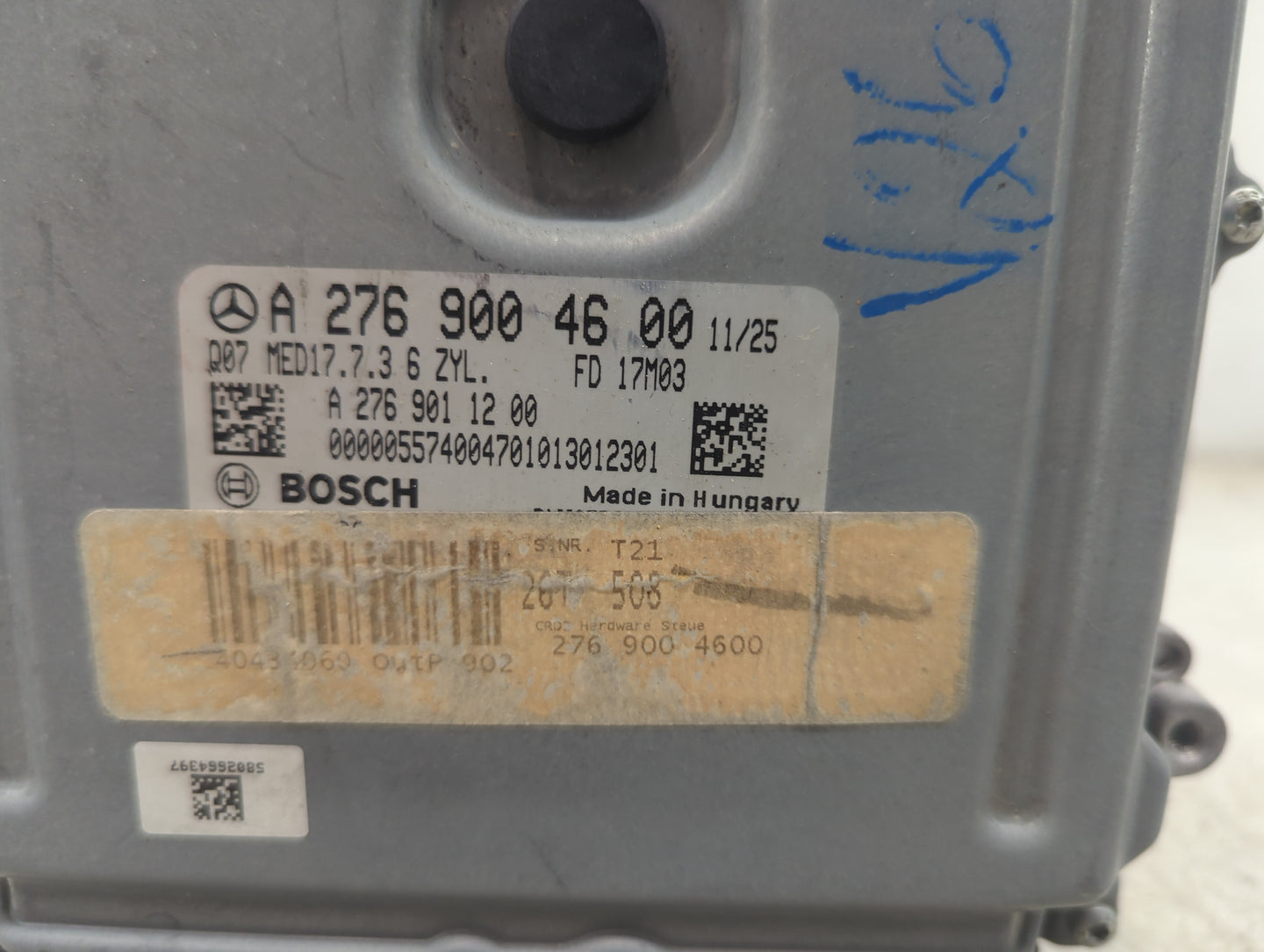 2017 Mercedes Gle350 PCM Engine Control Computer ECU ECM PCU OEM P/N:A2769004600 A2769011200 Fits Fits 2014 2015 2016 2018 O