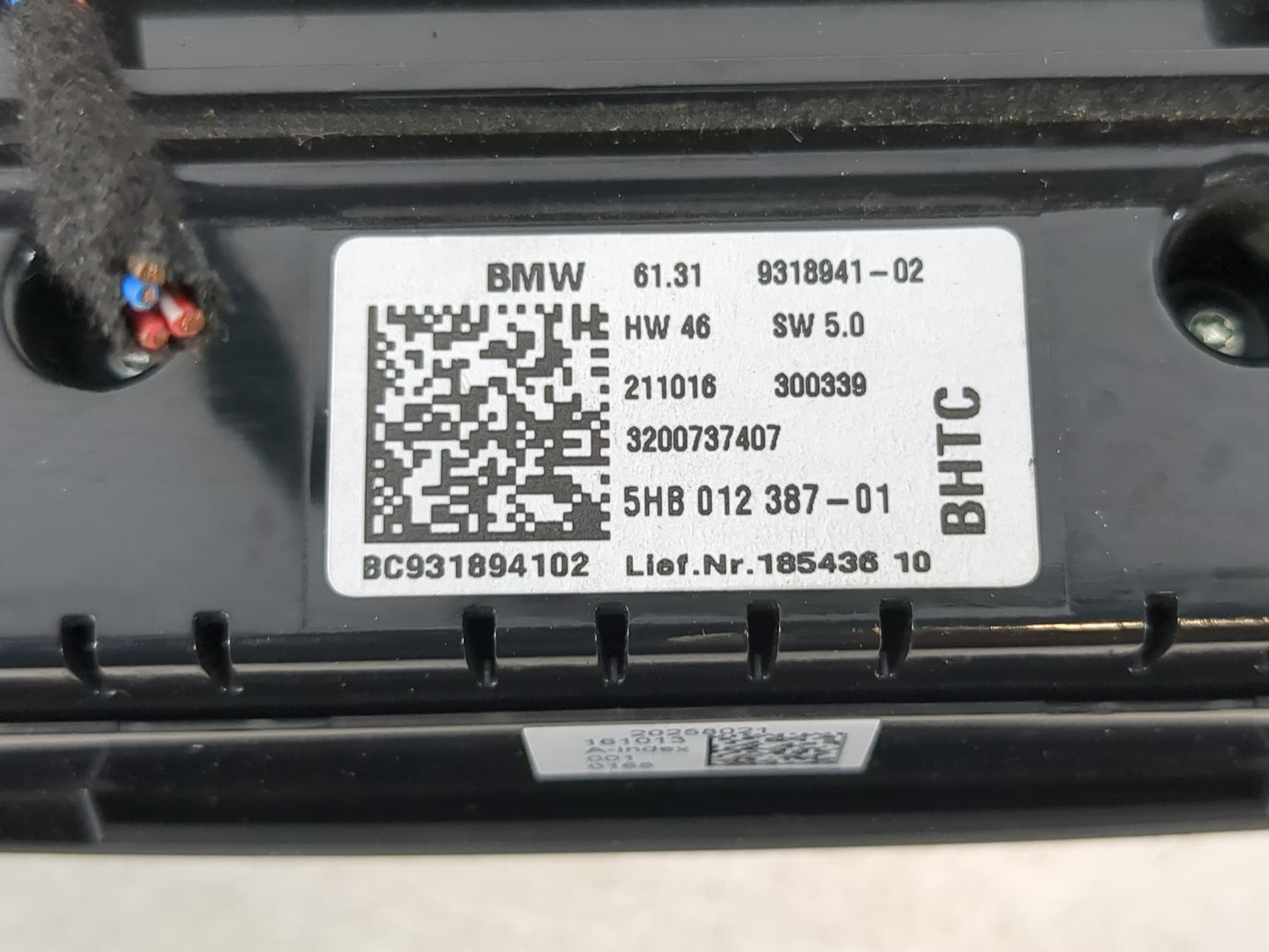 2017 Mini Cooper Clubman Climate Control Module Temperature AC/Heater Replacement P/N:5HB 012 387 -01 Fits OEM Used Auto Par
