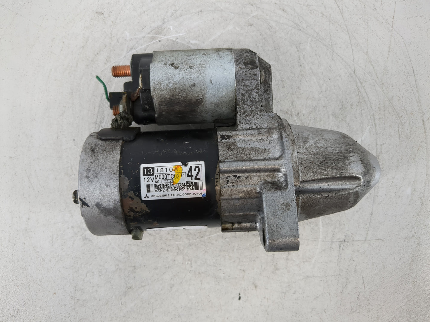 2016-2017 Mitsubishi Lancer Car Starter Motor Solenoid OEM P/N:M000TC0271 131810A3 Fits Fits 2016 2017 OEM Used Auto Parts -