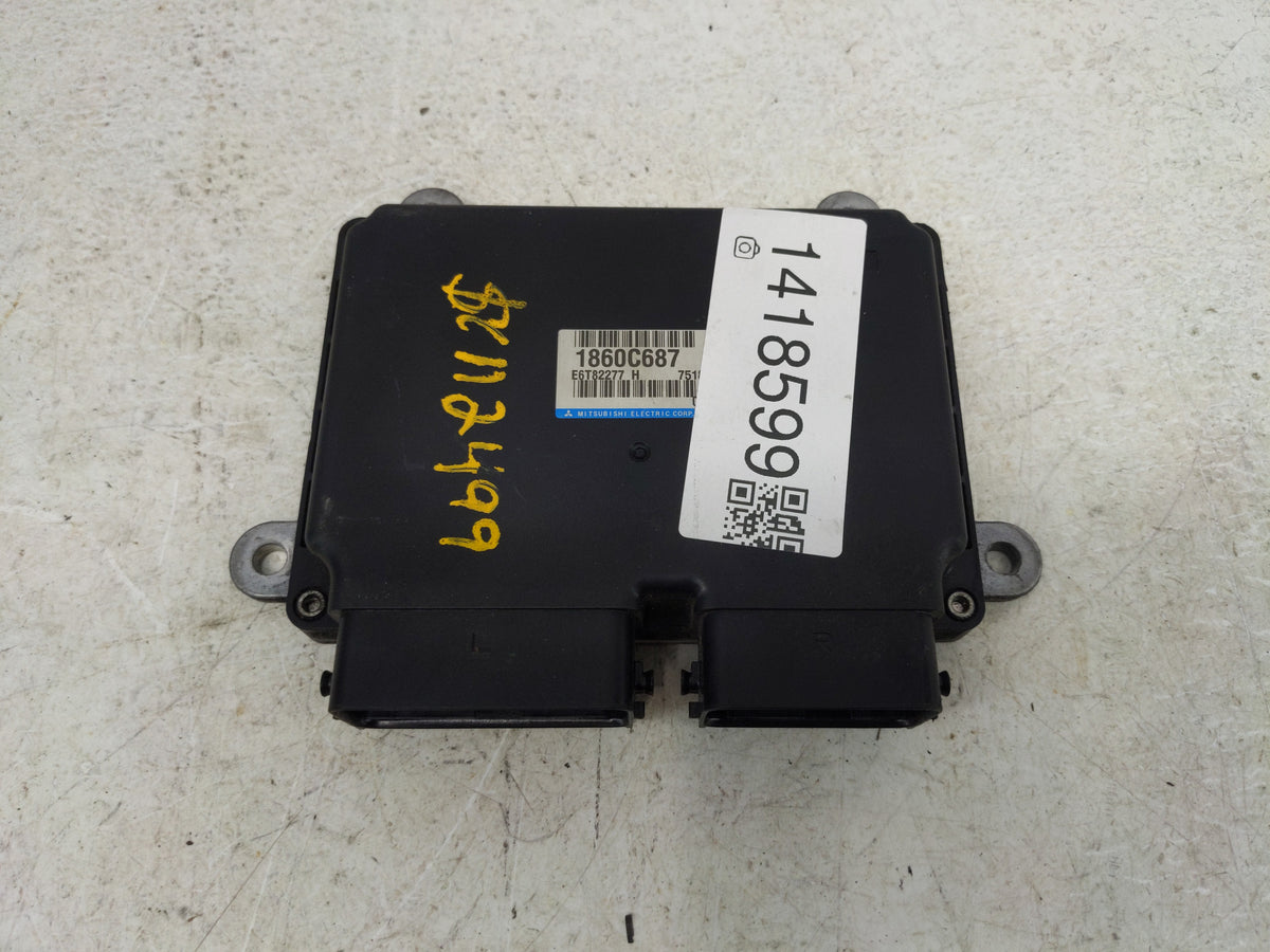 2016-2017 Mitsubishi Lancer PCM Engine Control Computer ECU ECM PCU OEM P/N:1860C687 Fits Fits 2016 2017 OEM Used Auto Parts