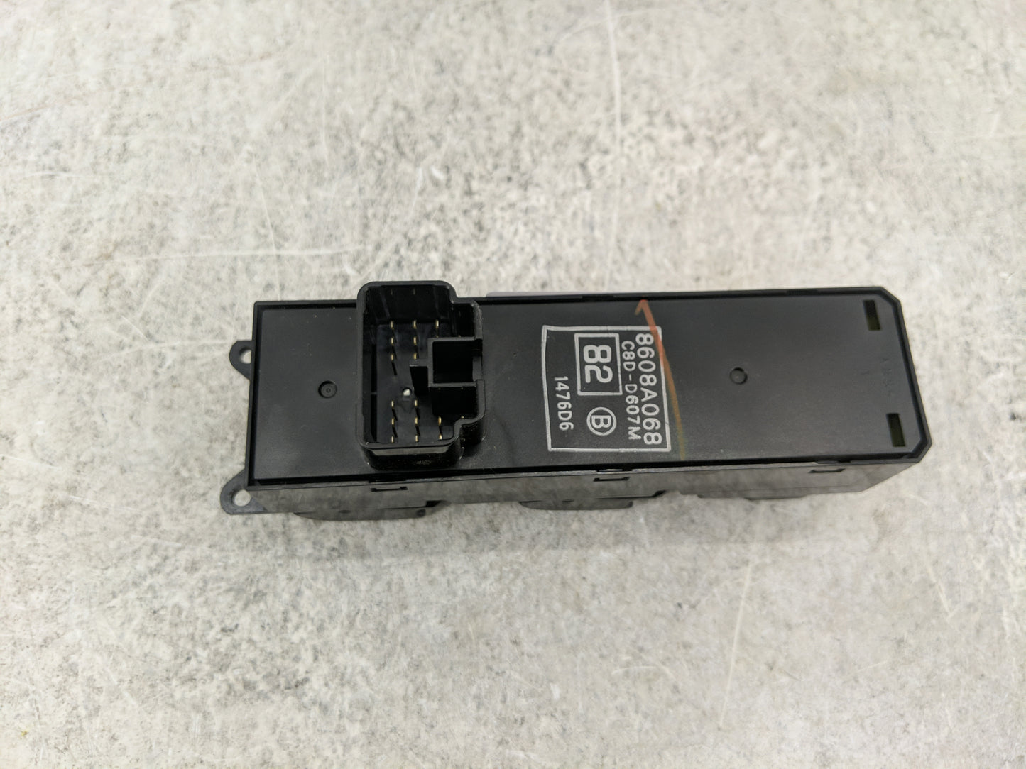 2007-2017 Mitsubishi Lancer Master Power Window Switch Replacement Driver Side Left P/N:8608A068 C8D-D607M Fits OEM Used Aut
