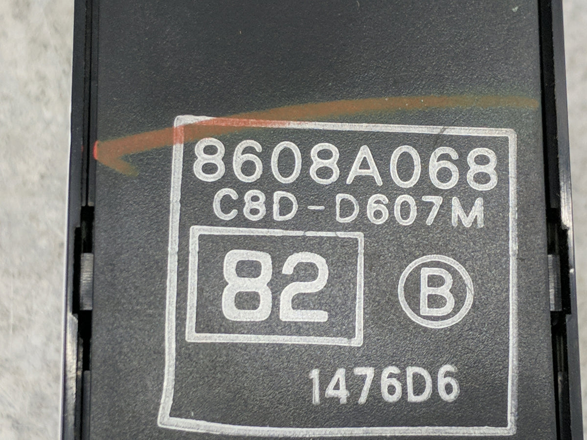 2007-2017 Mitsubishi Lancer Master Power Window Switch Replacement Driver Side Left P/N:8608A068 C8D-D607M Fits OEM Used Aut
