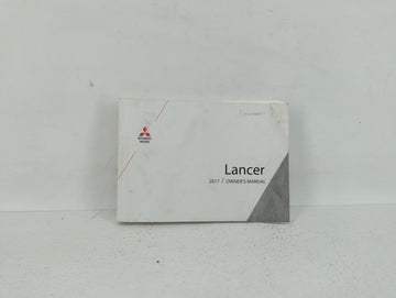 2017 Mitsubishi Lancer Owners Manual Book Guide OEM Used Auto Parts - Oemusedautoparts1.com