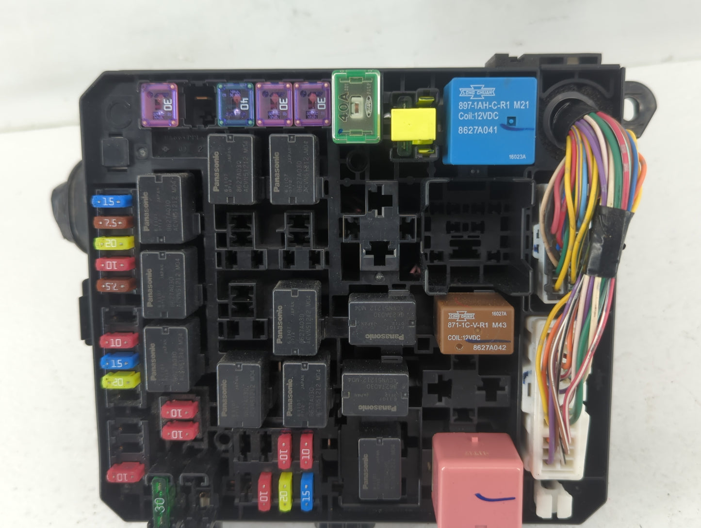 2016-2017 Mitsubishi Lancer Fusebox Fuse Box Panel Relay Module Fits Fits 2012 2013 2014 2015 2016 2017 OEM Used Auto Parts 