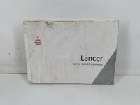 2017 Mitsubishi Lancer Owners Manual Book Guide P/N:9290H350 OEM Used Auto Parts - Oemusedautoparts1.com