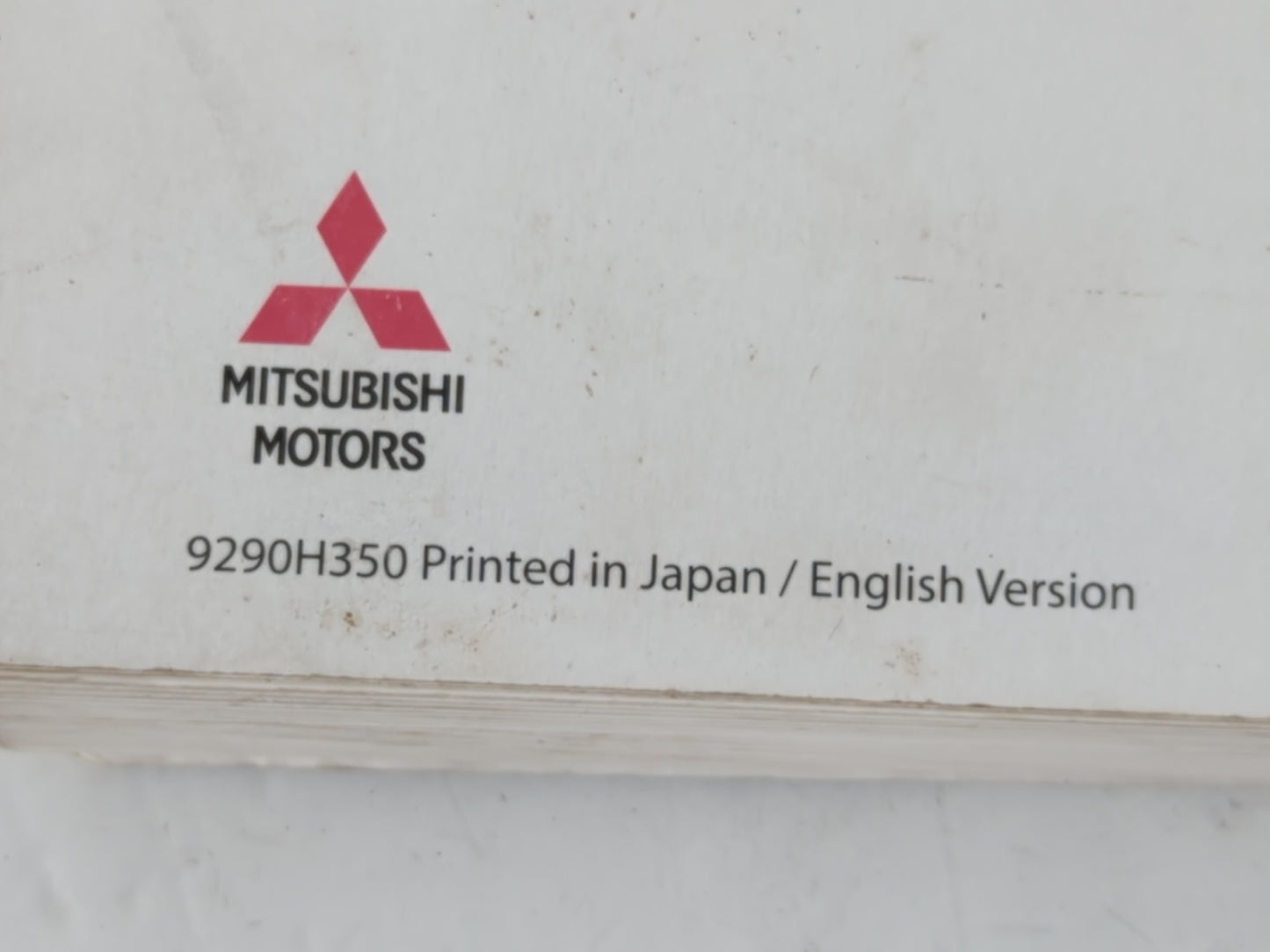 2017 Mitsubishi Lancer Owners Manual Book Guide P/N:9290H350 OEM Used Auto Parts - Oemusedautoparts1.com