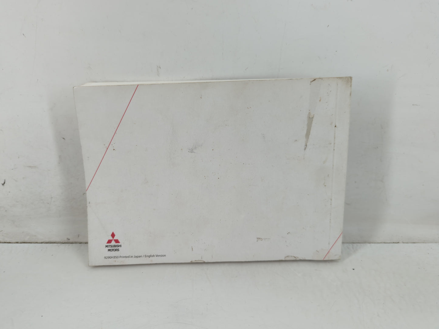 2017 Mitsubishi Lancer Owners Manual Book Guide P/N:9290H350 OEM Used Auto Parts - Oemusedautoparts1.com