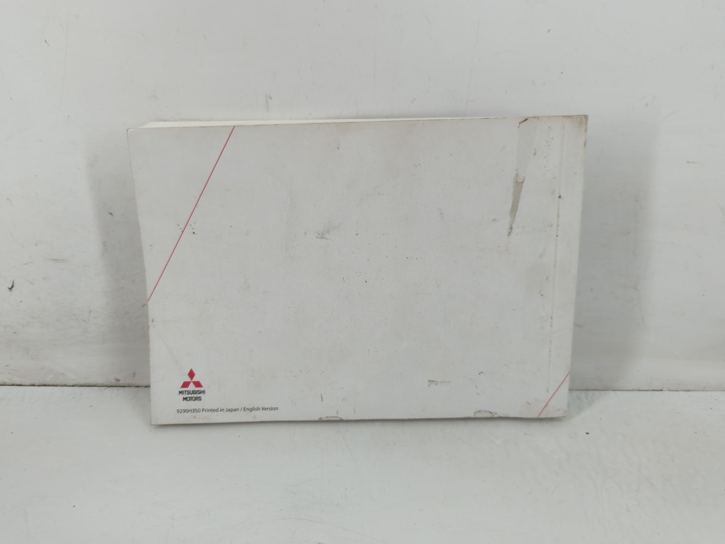 2017 Mitsubishi Lancer Owners Manual Book Guide P/N:9290H350 OEM Used Auto Parts - Oemusedautoparts1.com