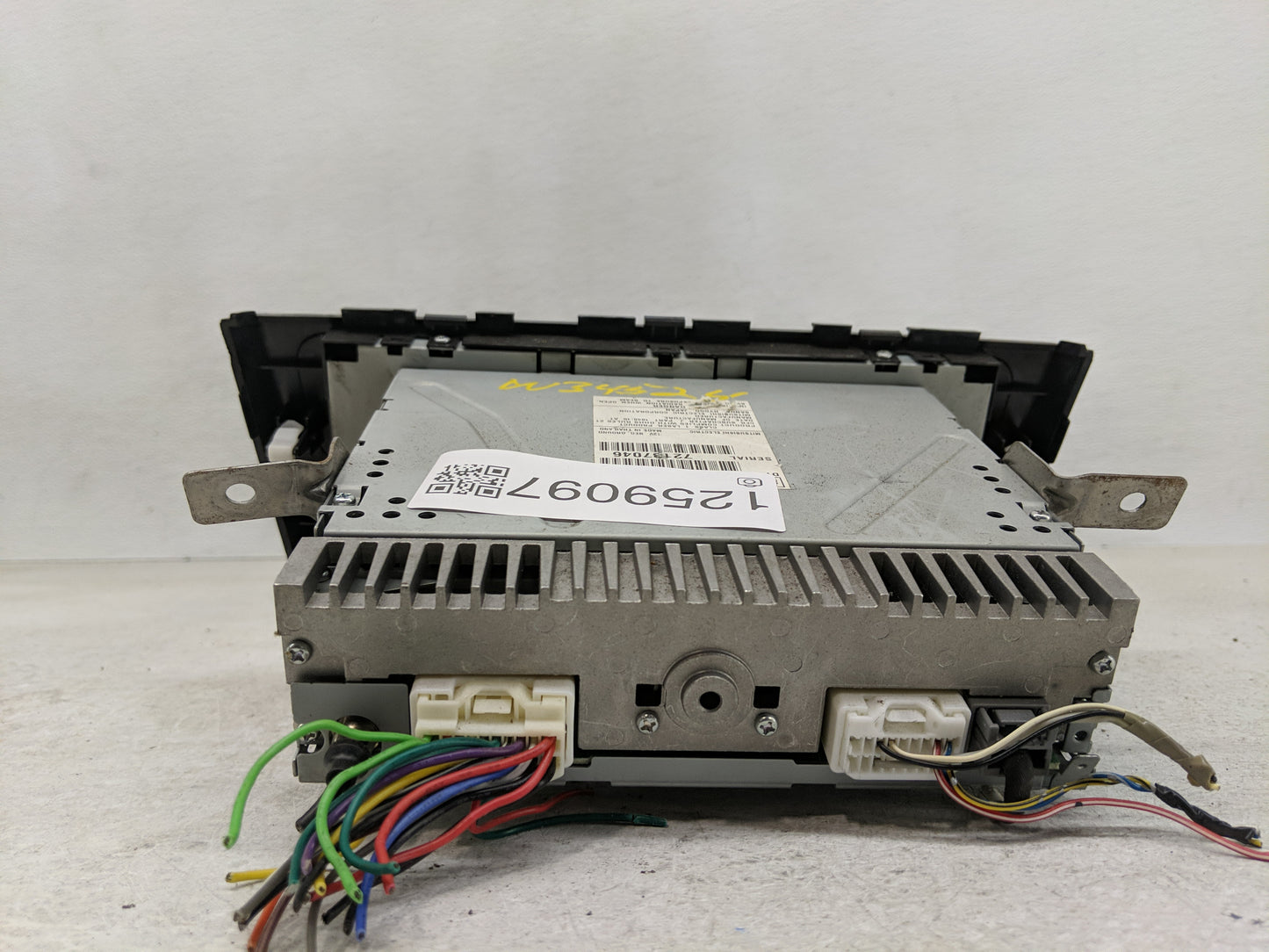2017 Mitsubishi Mirage Radio AM FM Cd Player Receiver Replacement Fits OEM Used Auto Parts - Oemusedautoparts1.com