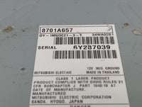 2017 Mitsubishi Mirage Radio AM FM Cd Player Receiver Replacement P/N:8701A657 Fits OEM Used Auto Parts - Oemusedautoparts1.