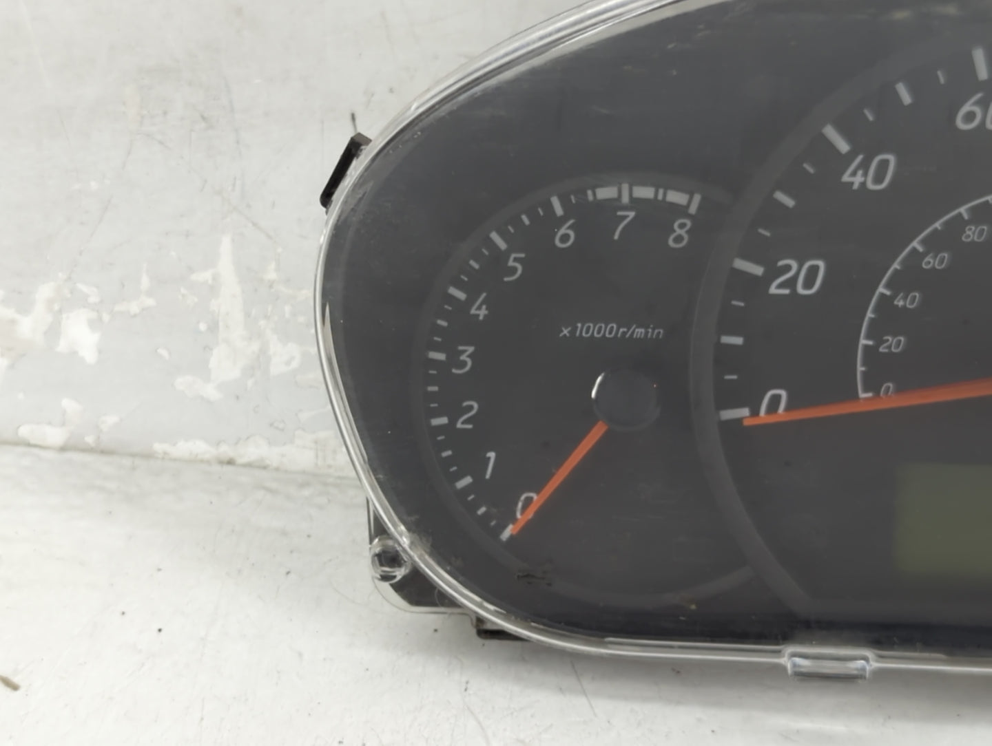 2017 Mitsubishi Mirage Instrument Cluster Speedometer Gauges P/N:8100C577 157580-4230 Miles:145K Fits OEM Used Auto Parts - 