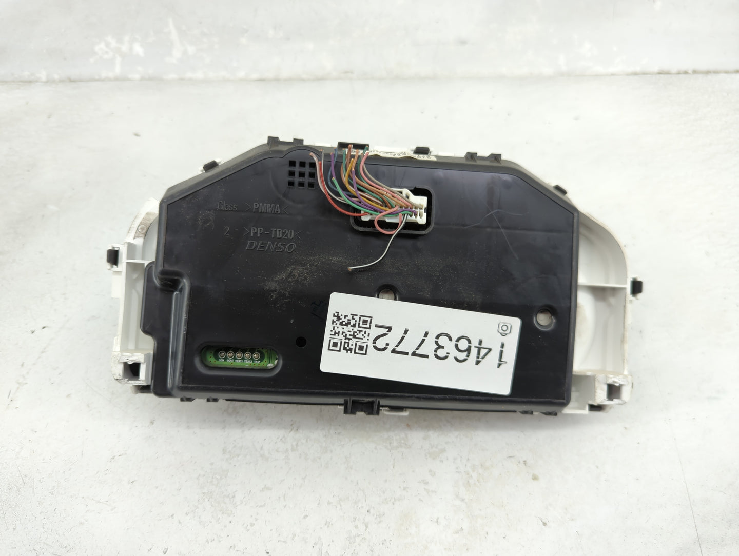 2017 Mitsubishi Mirage Instrument Cluster Speedometer Gauges P/N:8100C577 157580-4230 Miles:145K Fits OEM Used Auto Parts - 