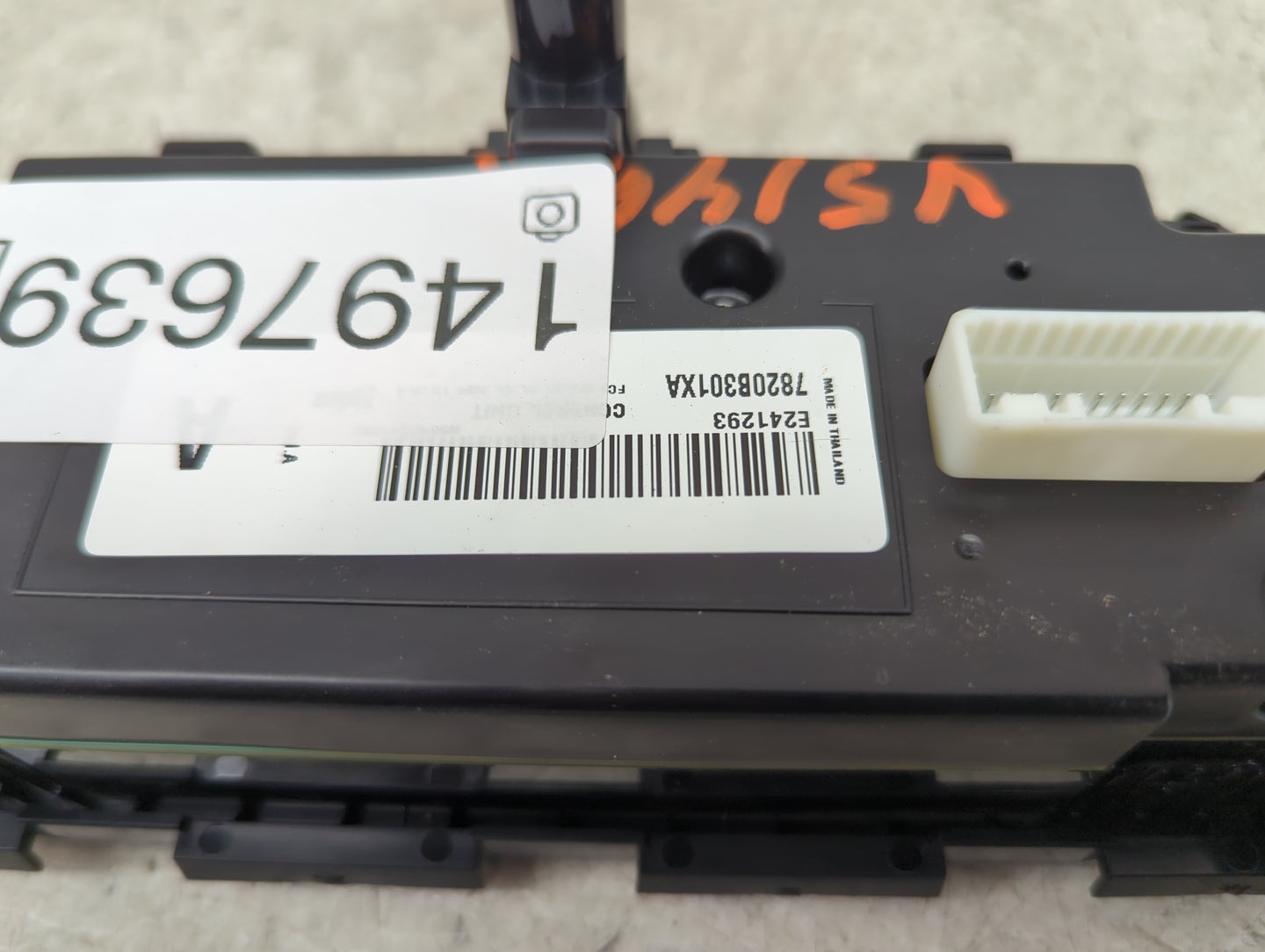 2017 Mitsubishi Mirage Climate Control Module Temperature AC/Heater Replacement P/N:7820B301XA E241293 Fits OEM Used Auto Pa