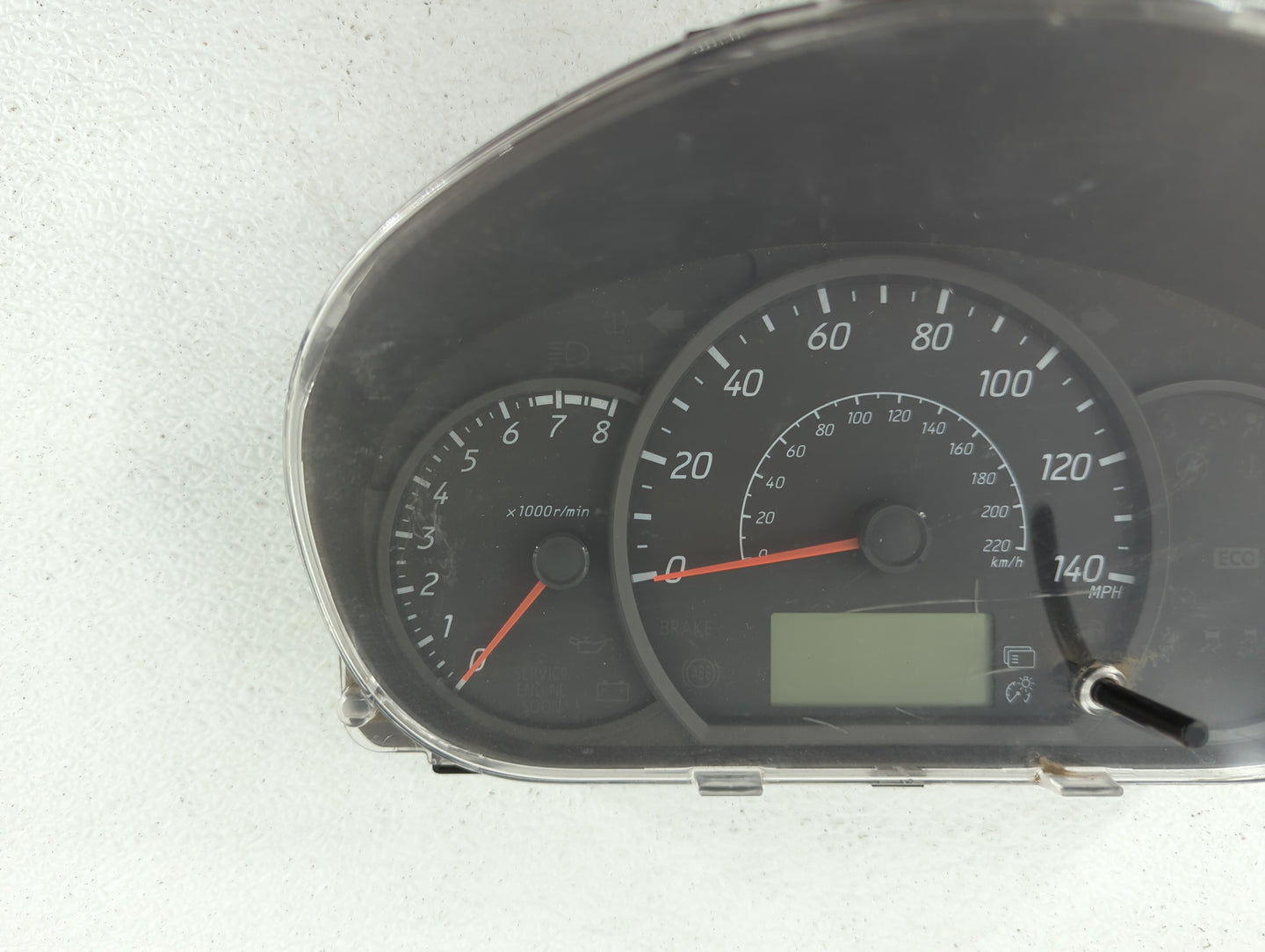 2017 Mitsubishi Mirage Instrument Cluster Speedometer Gauges P/N:8100C432 8100C577 Fits OEM Used Auto Parts - Oemusedautopar