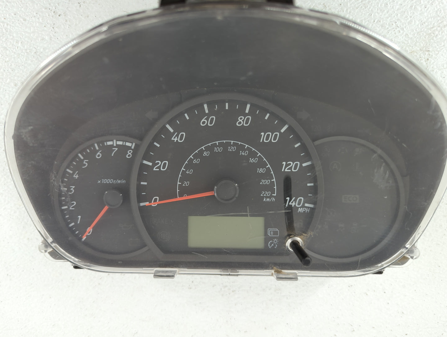 2017 Mitsubishi Mirage Instrument Cluster Speedometer Gauges P/N:8100C432 8100C577 Fits OEM Used Auto Parts - Oemusedautopar