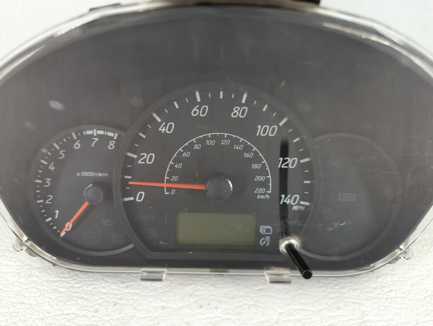 2017 Mitsubishi Mirage Instrument Cluster Speedometer Gauges P/N:8100C577 Fits OEM Used Auto Parts - Oemusedautoparts1.com