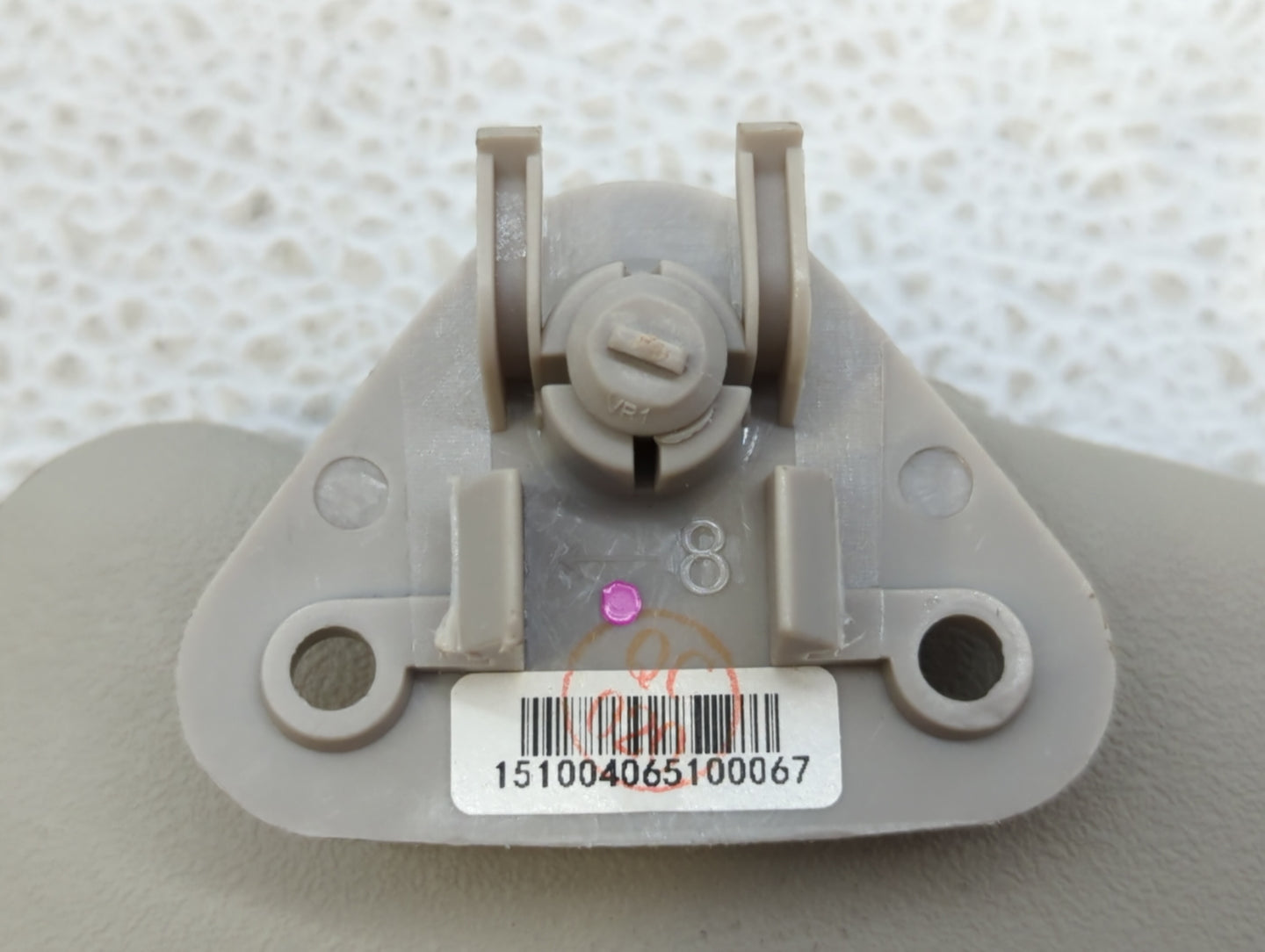 2014 Mitsubishi Mirage Sun Visor Shade Replacement Passenger Right Mirror Fits OEM Used Auto Parts - Oemusedautoparts1.com