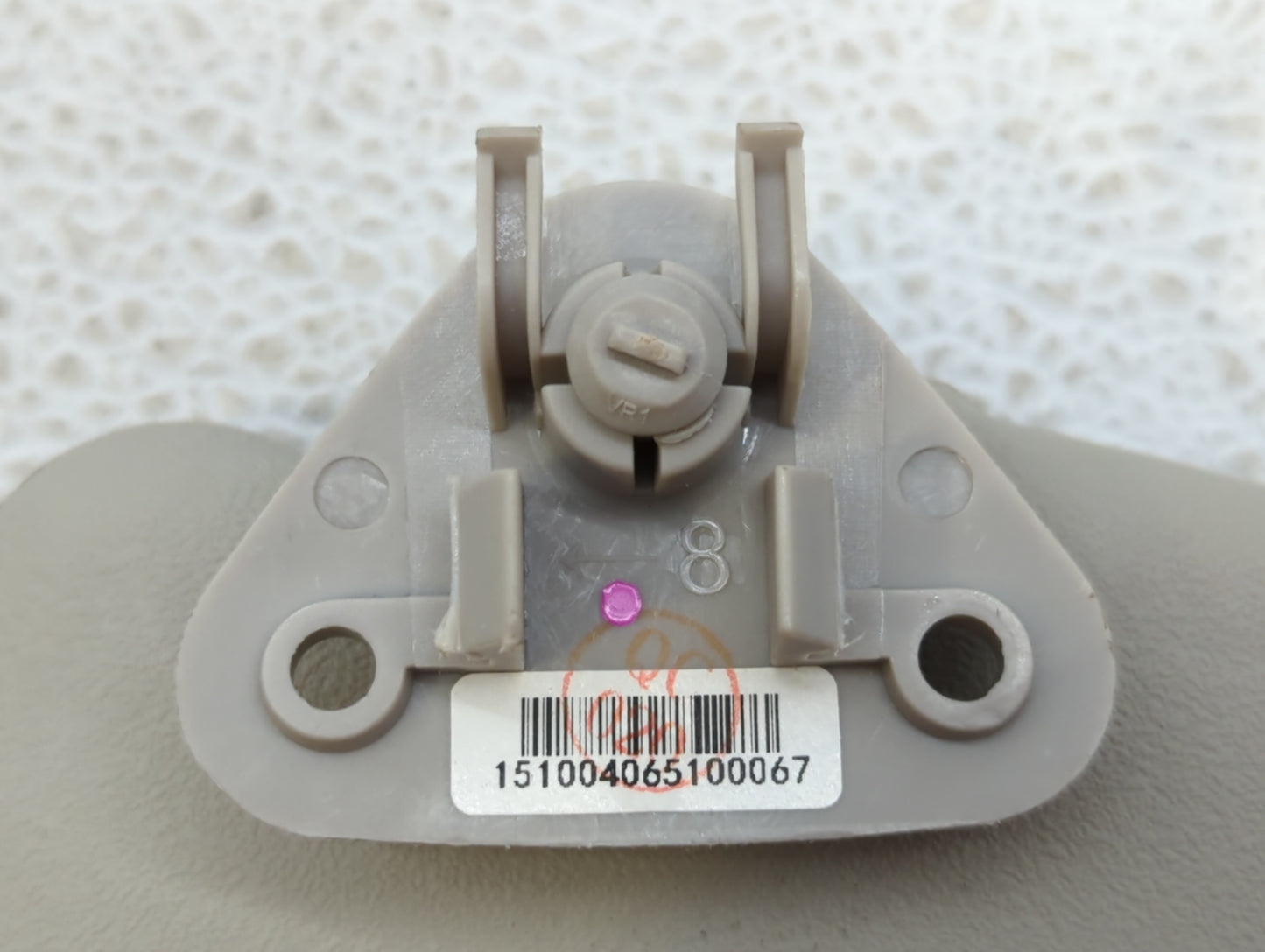 2014 Mitsubishi Mirage Sun Visor Shade Replacement Passenger Right Mirror Fits OEM Used Auto Parts - Oemusedautoparts1.com