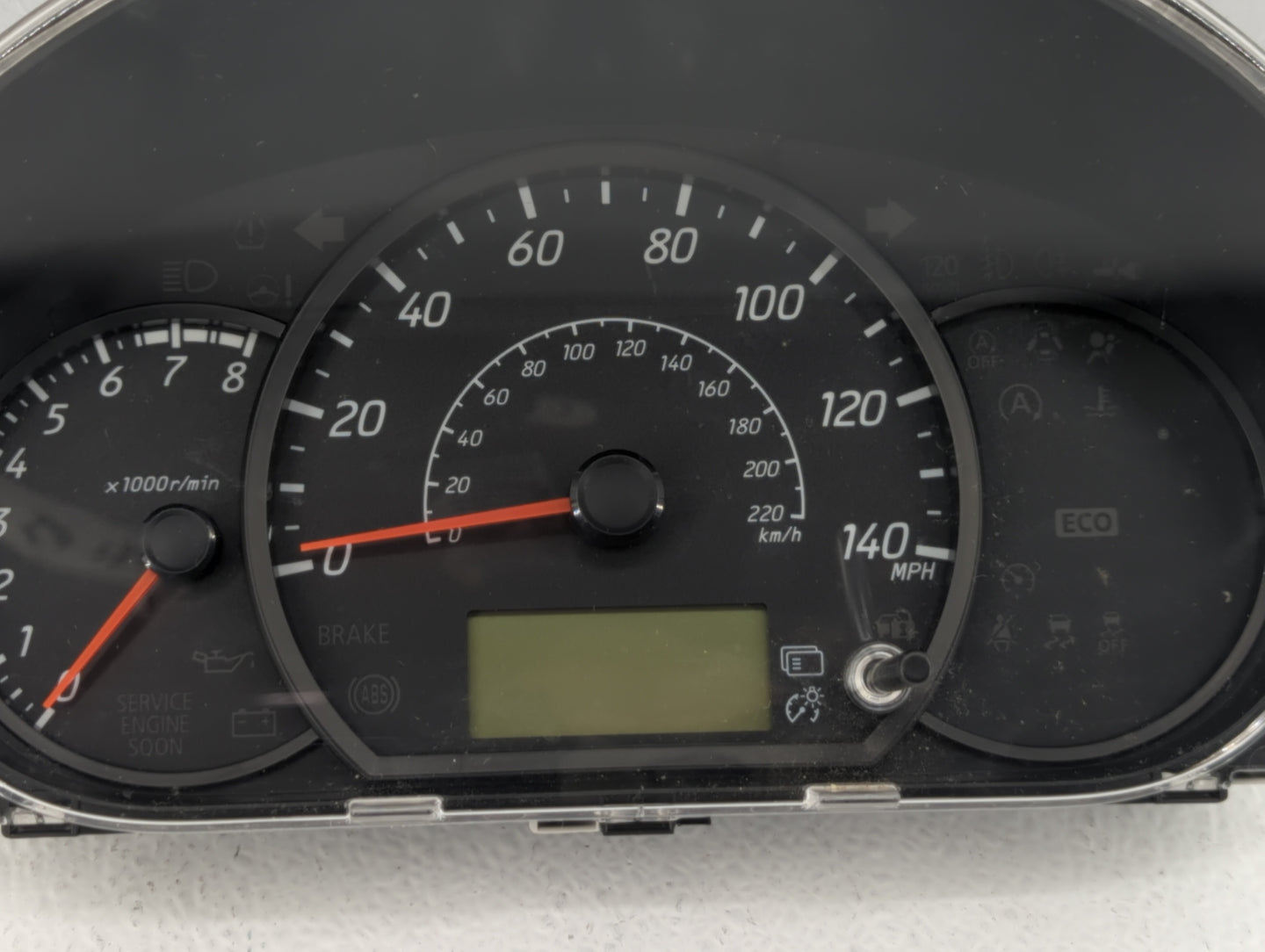 2017 Mitsubishi Mirage Instrument Cluster Speedometer Gauges P/N:8100C577 Fits OEM Used Auto Parts - Oemusedautoparts1.com