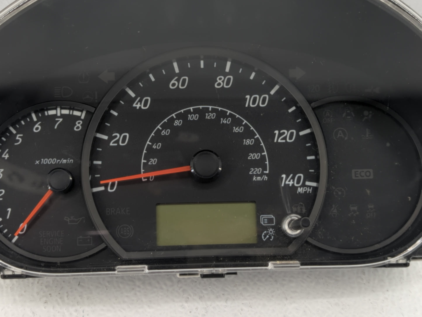 2017 Mitsubishi Mirage Instrument Cluster Speedometer Gauges P/N:8100C577 Fits OEM Used Auto Parts - Oemusedautoparts1.com