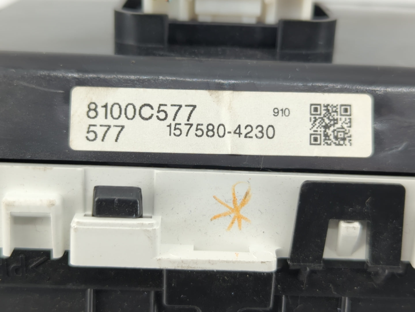 2017 Mitsubishi Mirage Instrument Cluster Speedometer Gauges P/N:8100C577 Fits OEM Used Auto Parts - Oemusedautoparts1.com