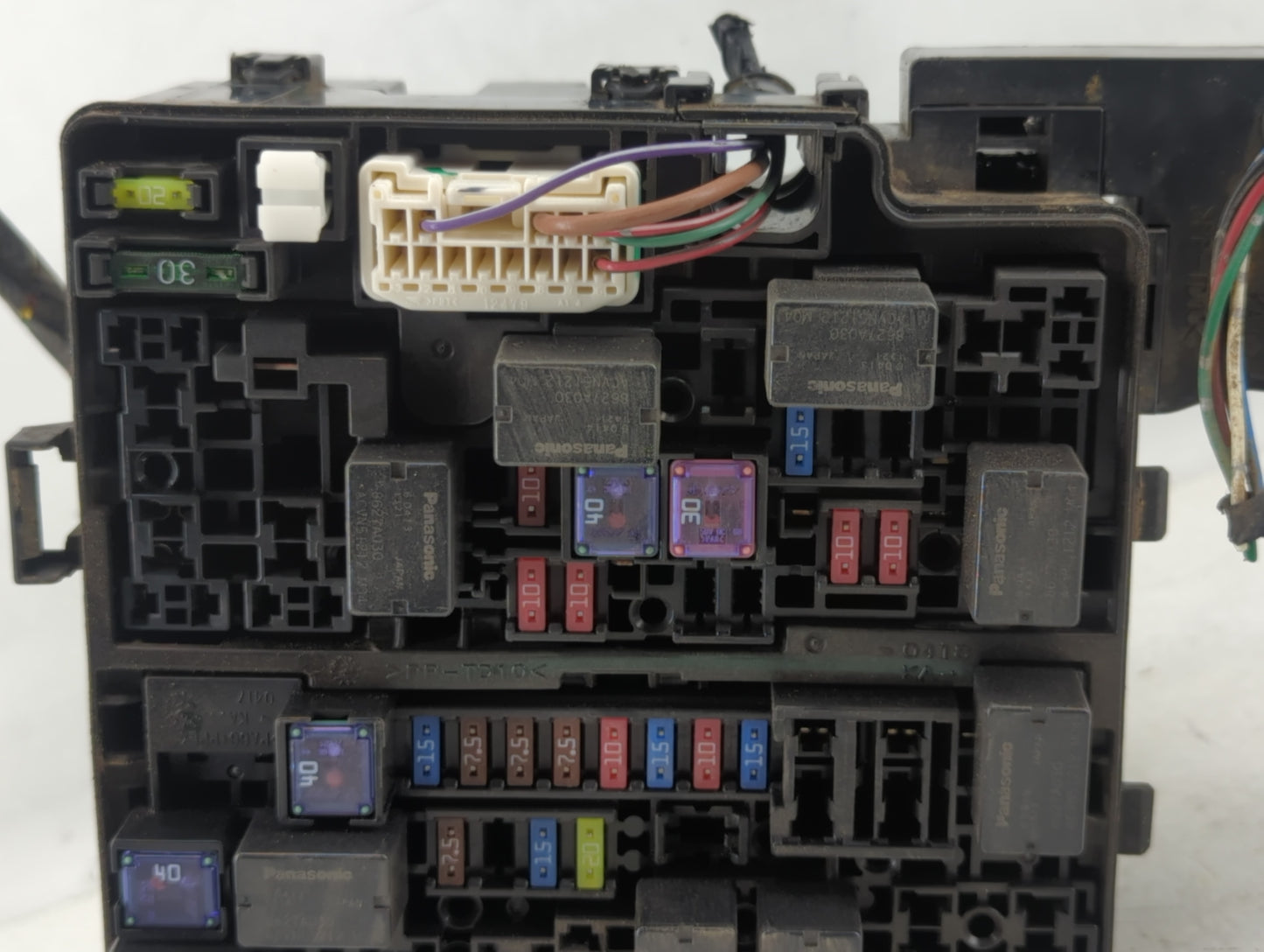 2014 Mitsubishi Mirage Fusebox Fuse Box Panel Relay Module P/N:3547 PP-TD10 Fits OEM Used Auto Parts - Oemusedautoparts1.com