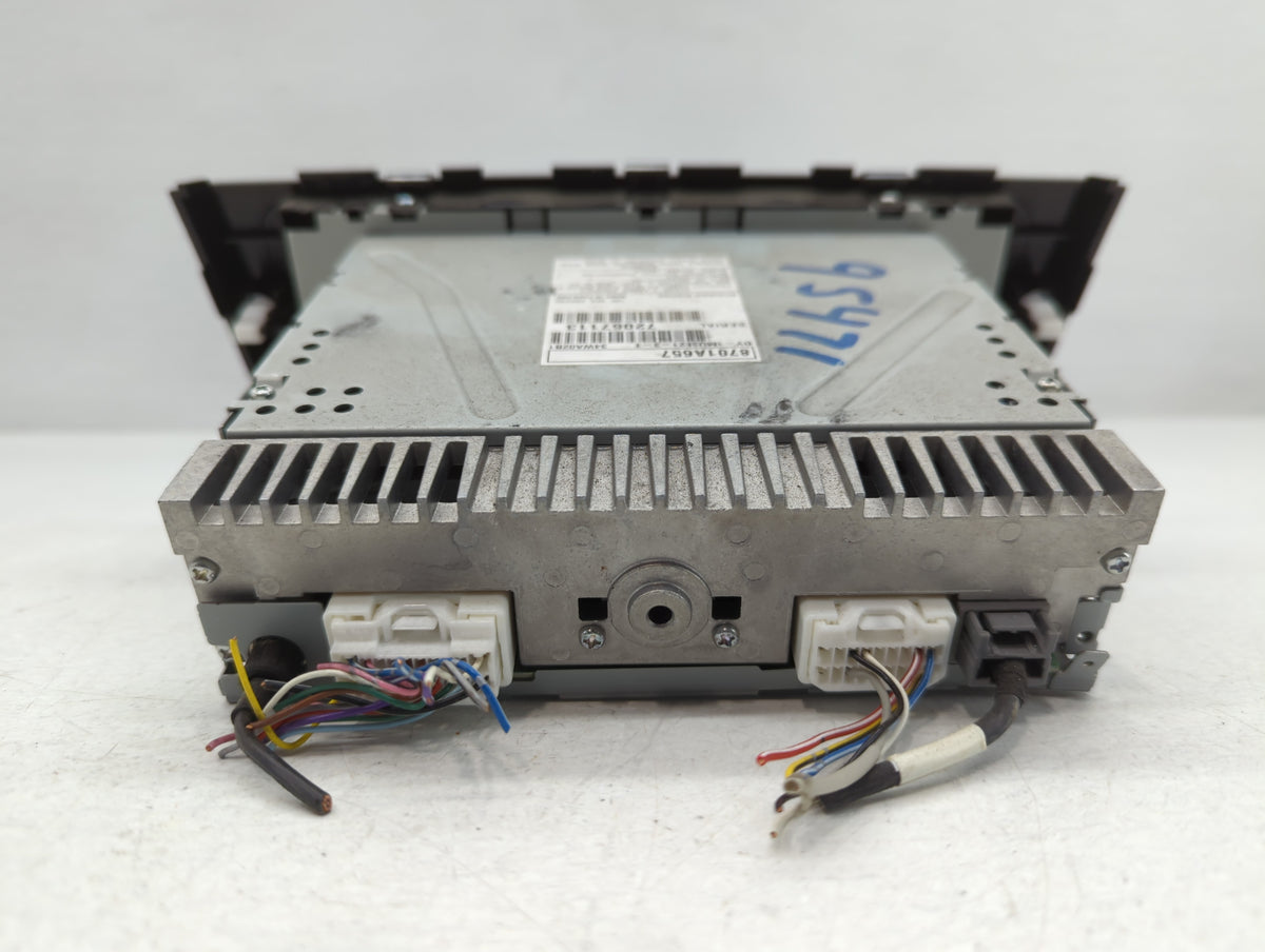 2017 Mitsubishi Mirage Radio AM FM Cd Player Receiver Replacement P/N:8701A657 OEM Used Auto Parts - Oemusedautoparts1.com