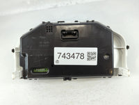 2014 Mitsubishi Mirage Instrument Cluster Speedometer Gauges P/N:8100B573 Fits OEM Used Auto Parts - Oemusedautoparts1.com