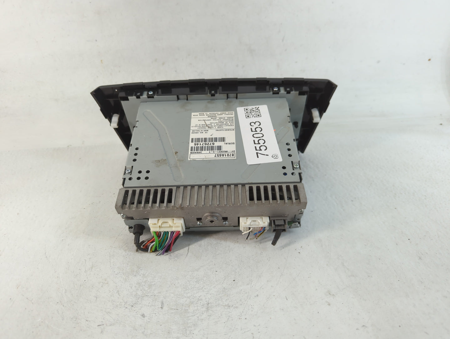 2017 Mitsubishi Mirage Am Fm Cd Player Radio Receiver - Oemusedautoparts1.com