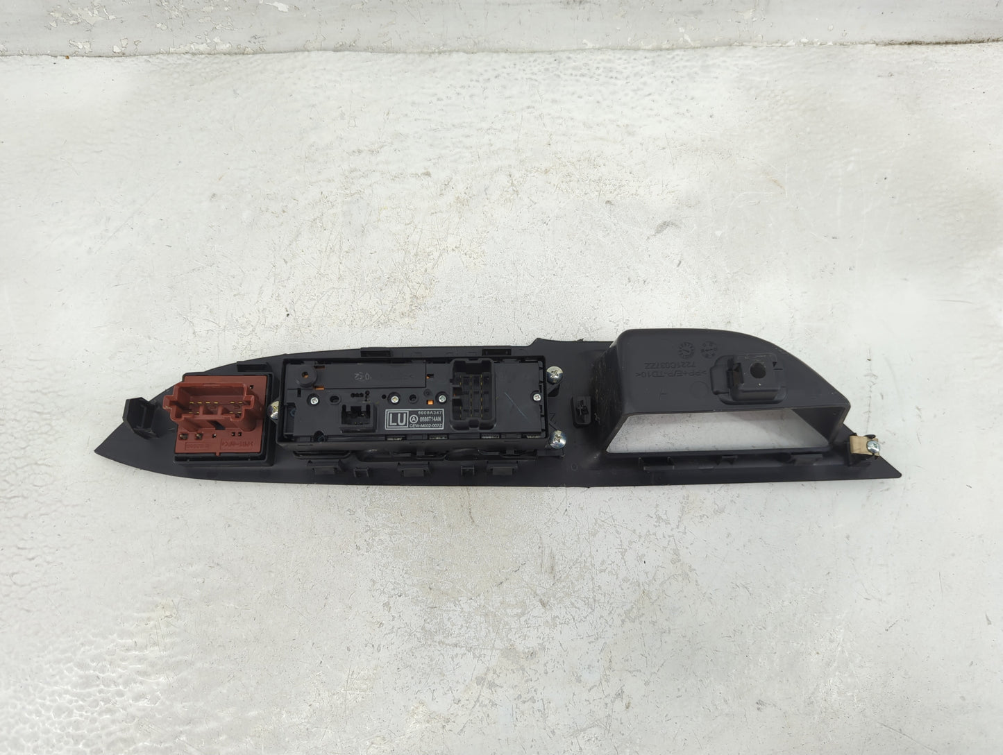 2016 Mitsubishi Outlander Master Power Window Switch Replacement Driver Side Left P/N:8608A347 Fits OEM Used Auto Parts - Oe