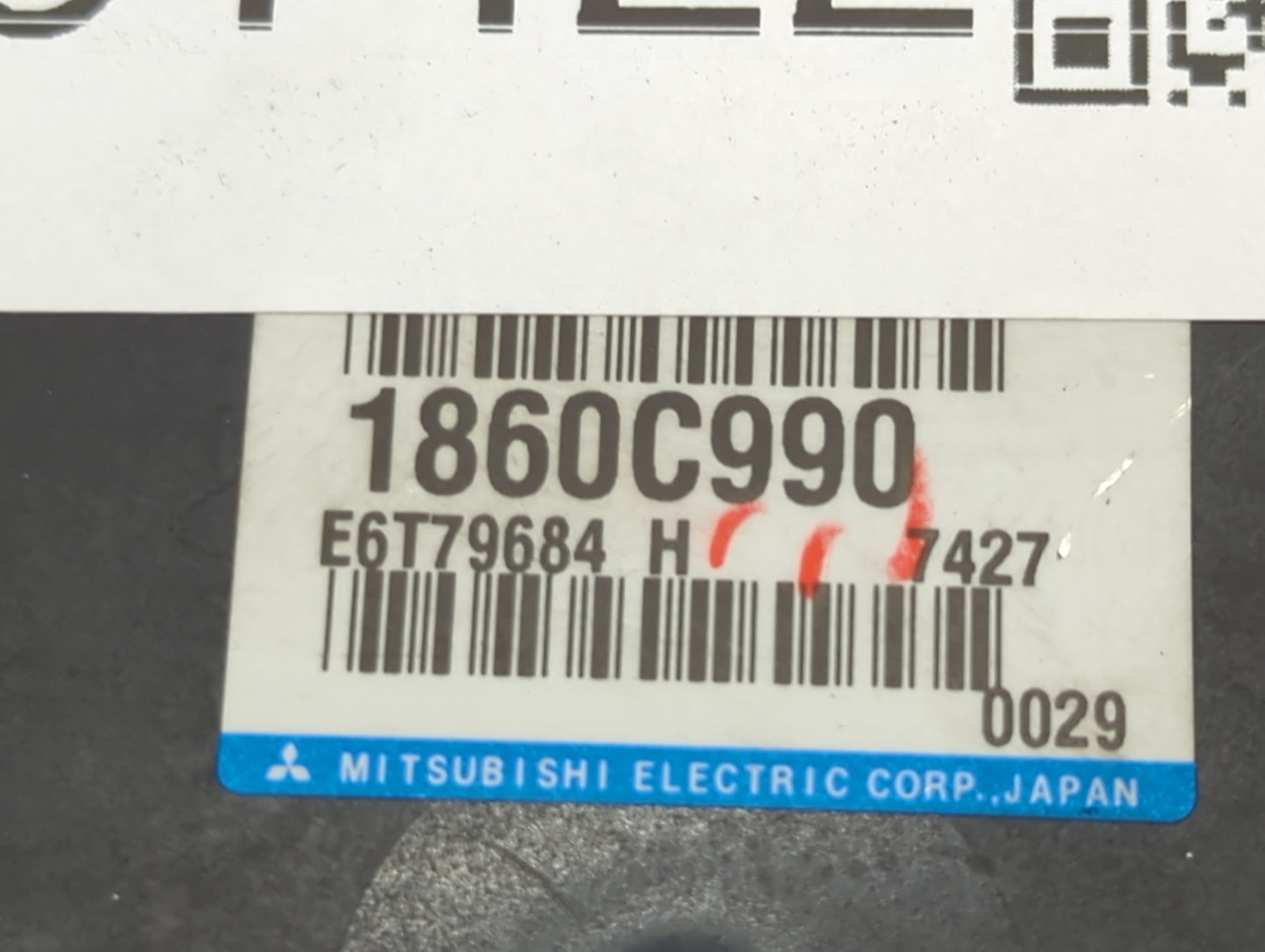 2017 Mitsubishi Outlander PCM Engine Control Computer ECU ECM PCU OEM P/N:1860C990 E6T79684 Fits OEM Used Auto Parts - Oemus