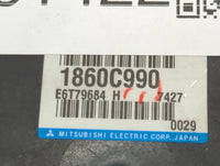2017 Mitsubishi Outlander PCM Engine Control Computer ECU ECM PCU OEM P/N:1860C990 E6T79684 Fits OEM Used Auto Parts - Oemus