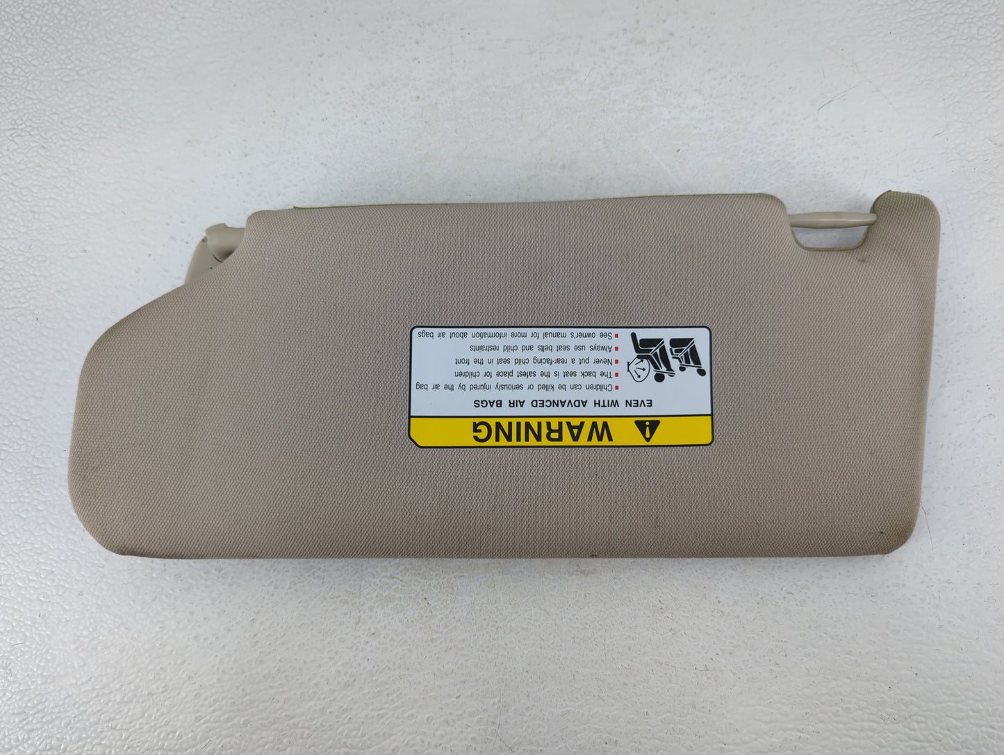 2017 Mitsubishi Outlander Sun Visor Shade Replacement Passenger Right Mirror Fits OEM Used Auto Parts - Oemusedautoparts1.co