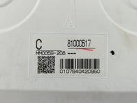 2017 Mitsubishi Outlander Instrument Cluster Speedometer Gauges P/N:8100C617 MM0059-208 Fits OEM Used Auto Parts - Oemusedau