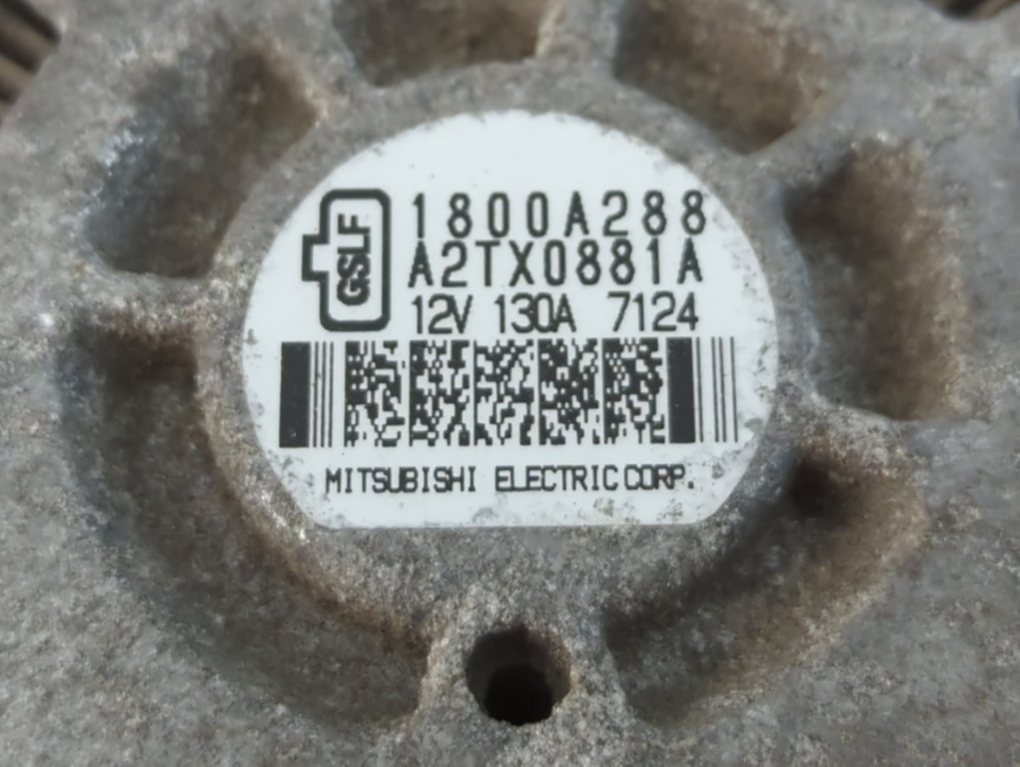 2011-2017 Mitsubishi Outlander Alternator Replacement Generator Charging Assembly Engine OEM P/N:A2TX0881A 1800A288 Fits OEM