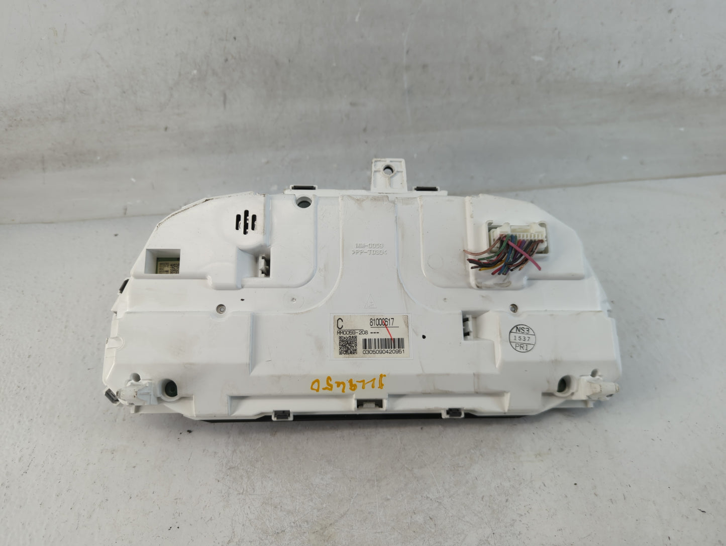 2017 Mitsubishi Outlander Instrument Cluster Speedometer Gauges P/N:MM0059-208 8100C617 Fits OEM Used Auto Parts - Oemusedau