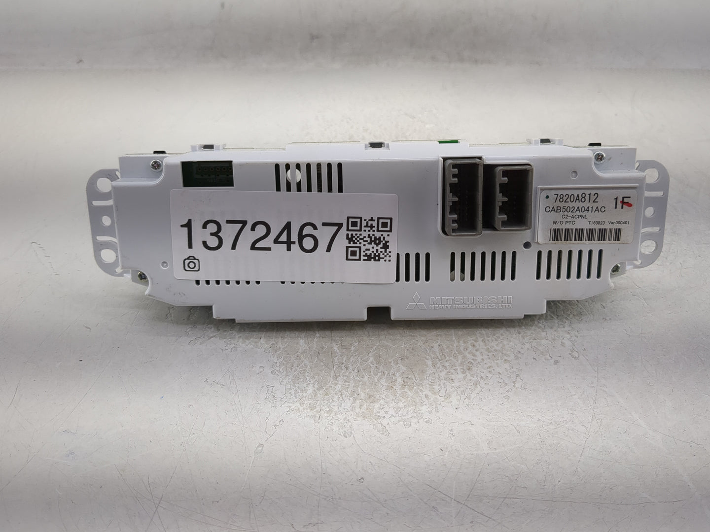 2013-2017 Mitsubishi Outlander Sport Climate Control Module Temperature AC/Heater Replacement P/N:7820A812 Fits OEM Used Aut