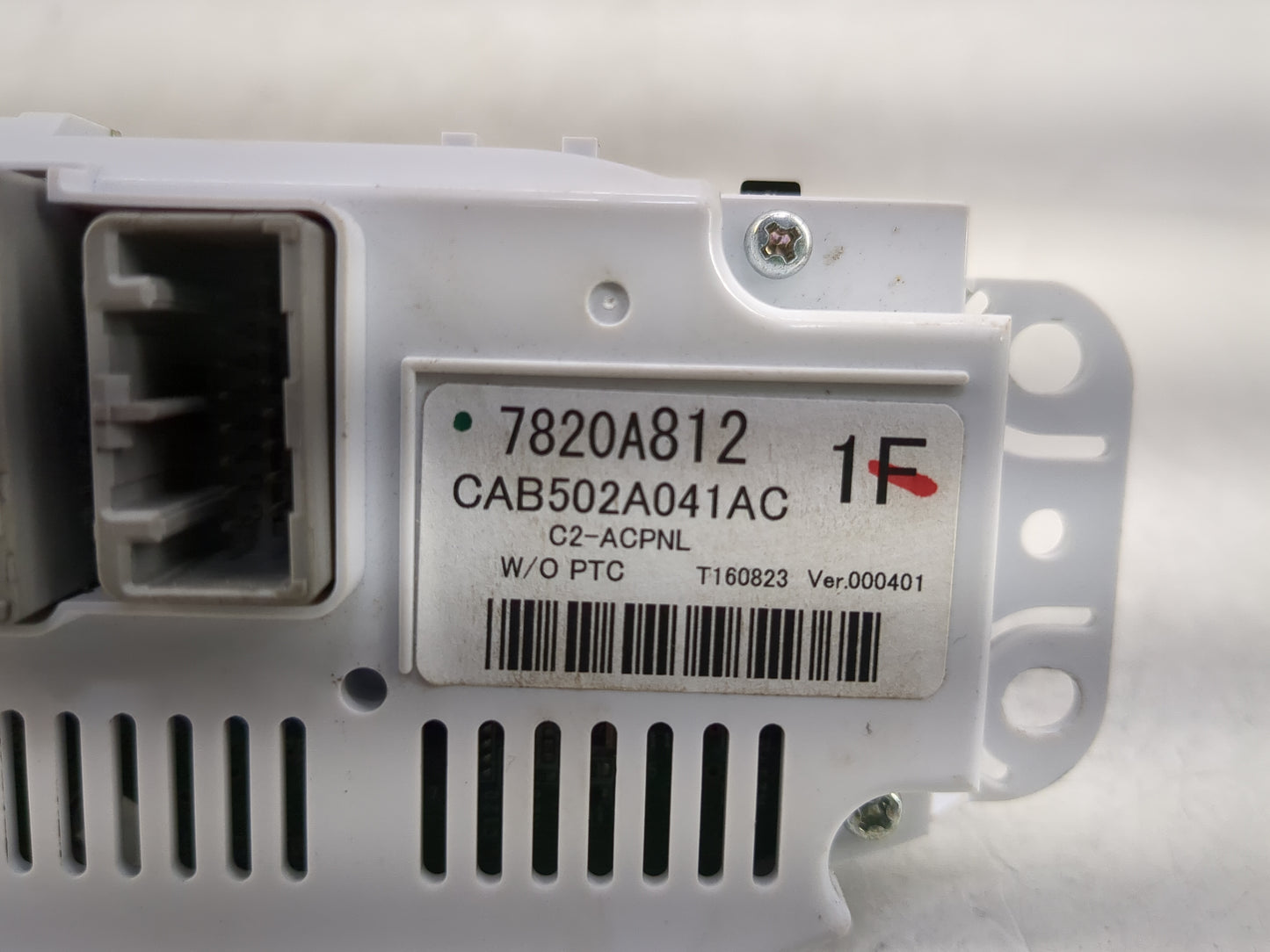 2013-2017 Mitsubishi Outlander Sport Climate Control Module Temperature AC/Heater Replacement P/N:7820A812 Fits OEM Used Aut