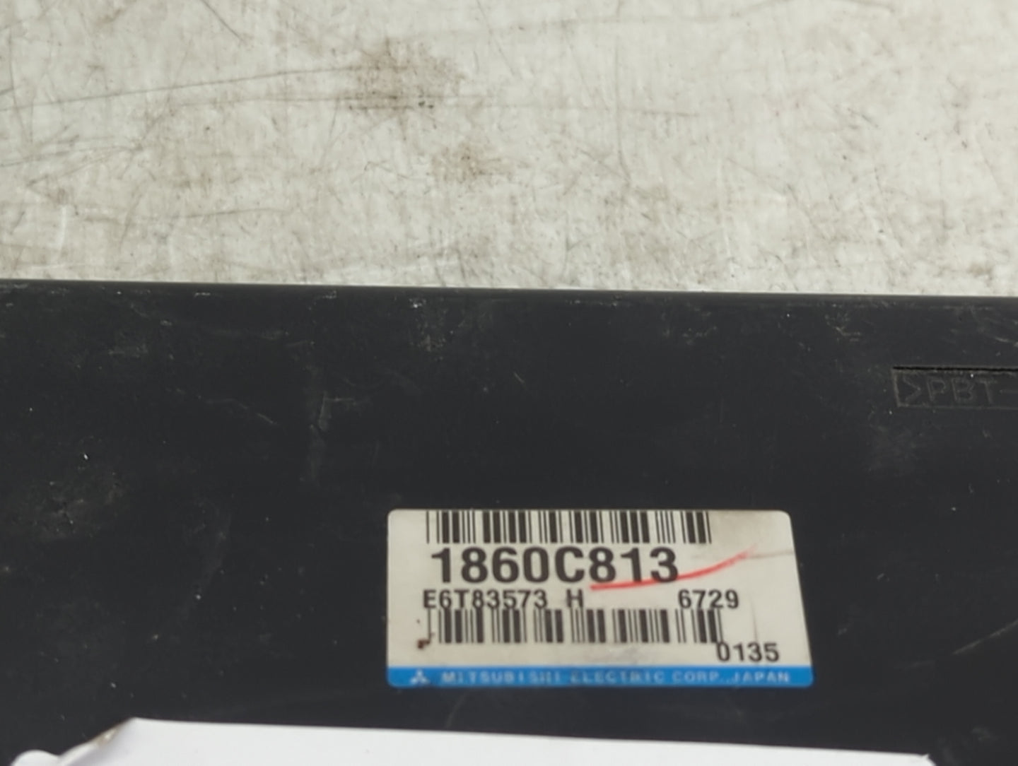 2016-2017 Mitsubishi Outlander Sport PCM Engine Control Computer ECU ECM PCU OEM P/N:1860C813, E6T83573 Fits Fits 2016 2017 